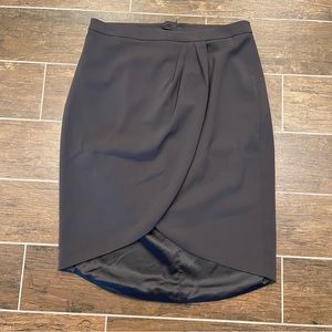 Belle Badgley Mishka Layered Wrap Pencil Skirt